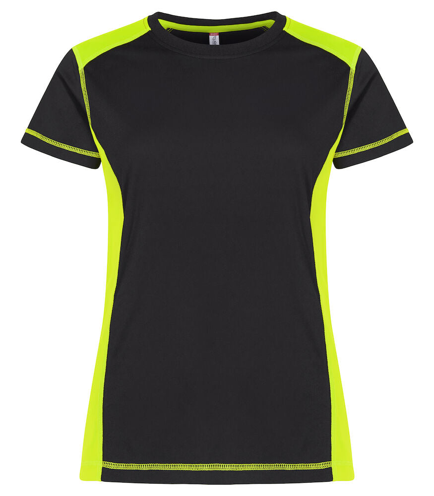 T-shirt Ambit Bicolore Nero/colore