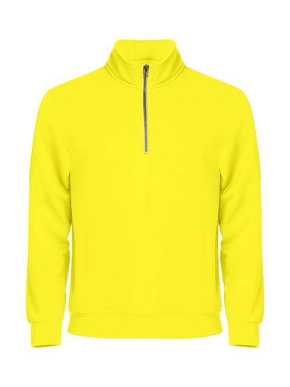 Sweatshirt mit halbem Reißverschluss