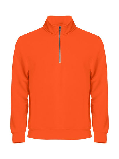 Sweatshirt mit halbem Reißverschluss