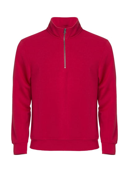 Sweatshirt mit halbem Reißverschluss