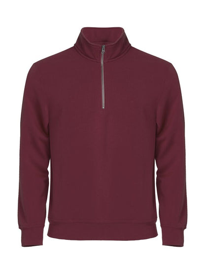 Sweatshirt mit halbem Reißverschluss