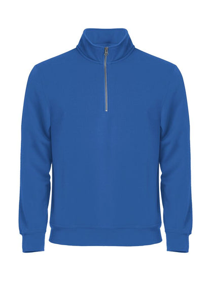 Sweatshirt mit halbem Reißverschluss