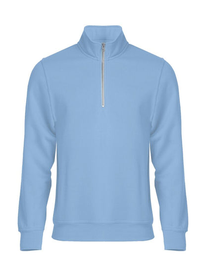 Sweatshirt mit halbem Reißverschluss