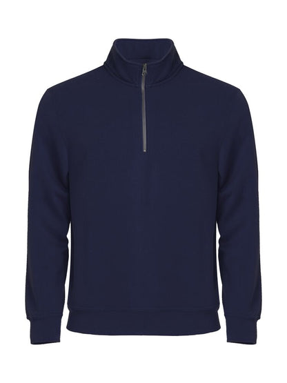Sweatshirt mit halbem Reißverschluss