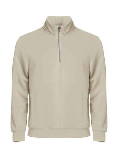 Sweatshirt mit halbem Reißverschluss