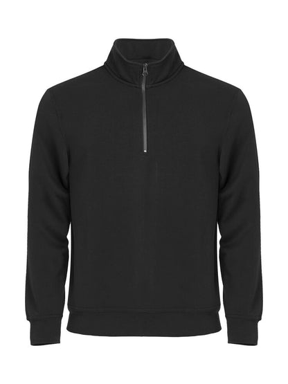 Sweatshirt mit halbem Reißverschluss