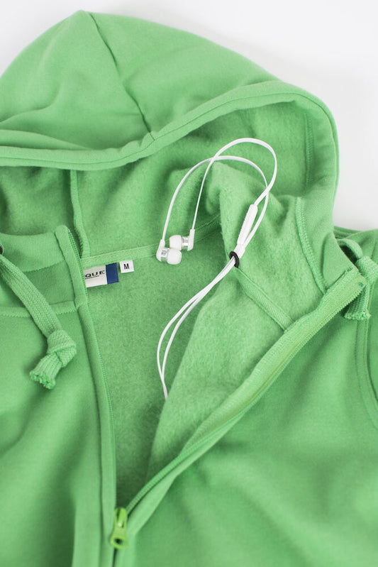 Felpa Zip con cappuccio