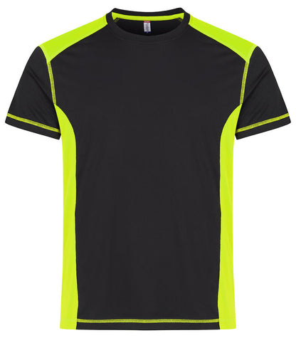 T-shirt Ambit Bicolore Nero/colore