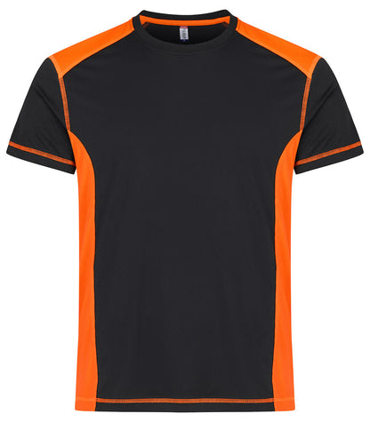T-shirt Ambit Bicolore Nero/colore