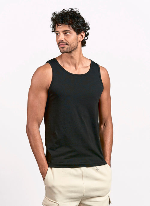 Sportliches Tanktop aus Baumwolle 