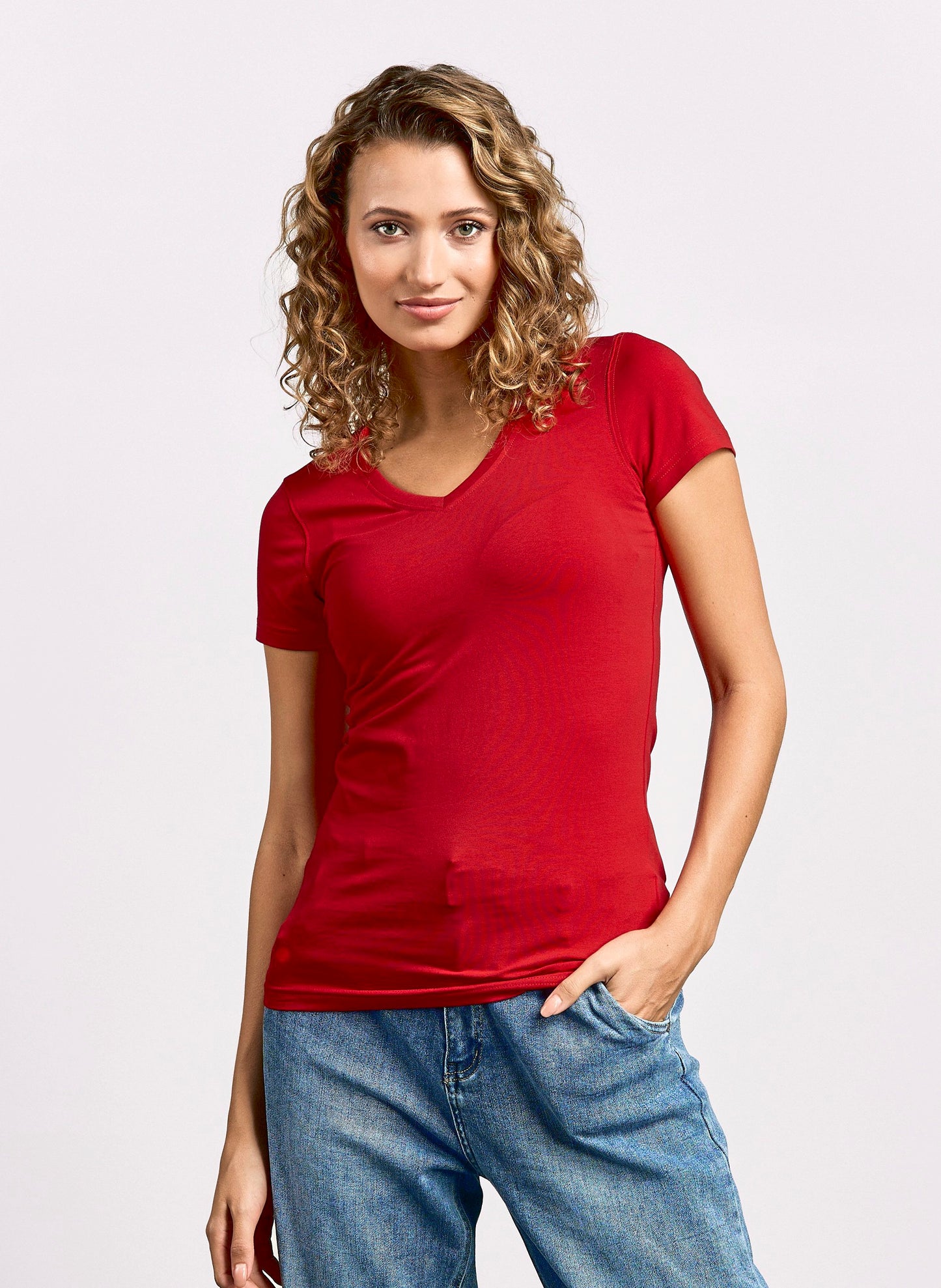 T-shirt scollo V Ladies
