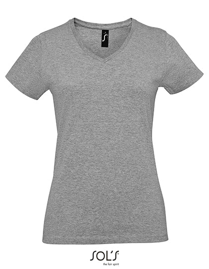 T-shirt donna scollo V stretch